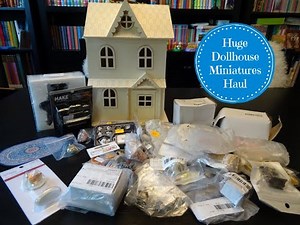 Huge Dollhouse Miniatures Haul - Amazon, Michaels, Temu, & Miniatures