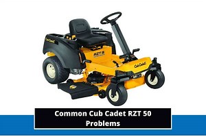 5 Common Cub Cadet RZT 50 Problems   Troubleshooting