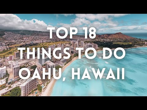 Top 18 Things To Do Oahu, Hawaii 4K