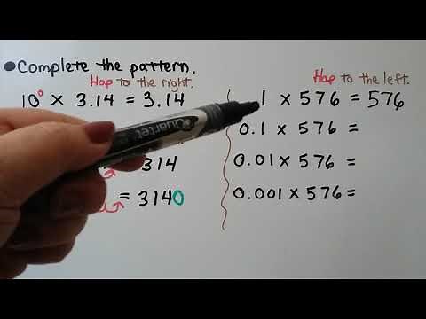 5th Grade Math 4.1, Multiplication Patterns with Decimals