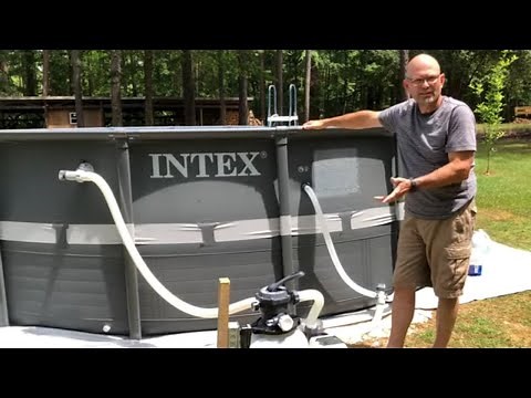 How to install an Intex 18’ x 52”Swimming Pool