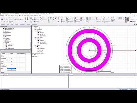 ANSYS Maxwell: Building a Magnetic Gear Model