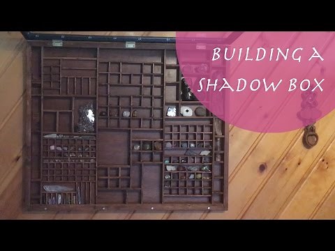 How To Build a Shadow Box - Crystal and Mineral Collection