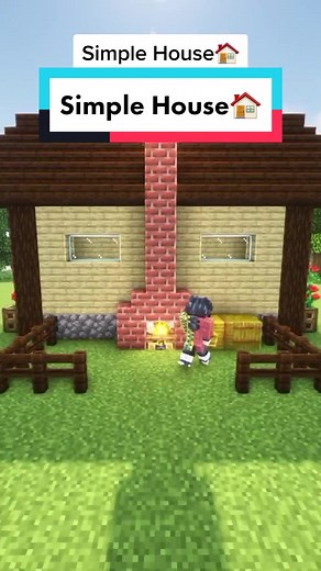 Building a Minecraft Simple House Tutorial