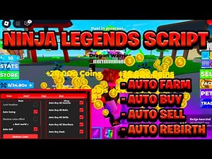 [NEW BEST] Ninja Legends Keyless Script Pastebin - (ROBLOX) *Auto Farm & More* Exploit