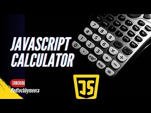 Build A Basic Calculator in JavaScript Tutorial #javascript #coding #javascriptcalculator
