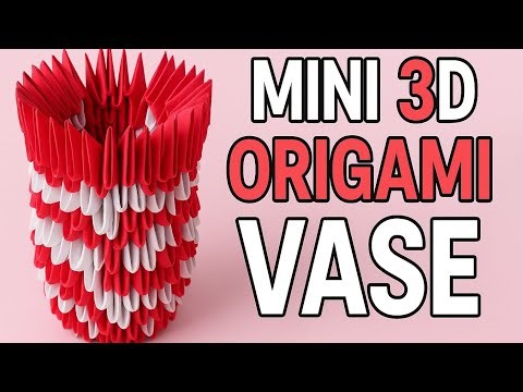 3D Origami Vase Tutorial | Easy Paper Craft for Beginners (EP.1)