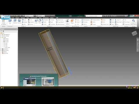 Inventor Video 7 Adding Text to a Curved Surface