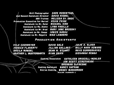 Spider Man (2002) credits re-do