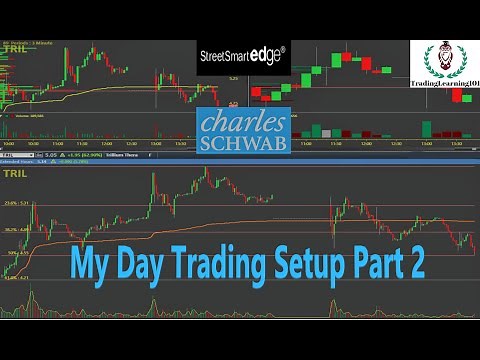 My Day Trading Setup StreetSmart Edge | Charles Schwab Part 2