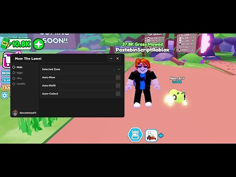 Mow The Lawn Script - Autofarm