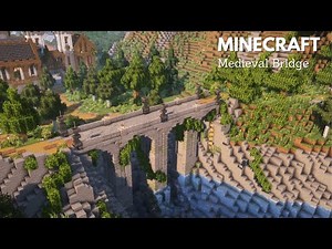 Minecraft: How to build a Medieval Bridge | Minecraft Tutorial