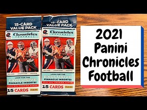 Opening TWO 2021 Chronicles Football Value Packs