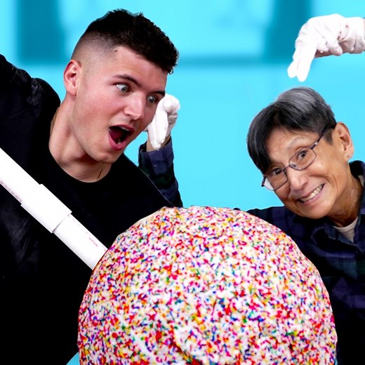 Supersized cake pop bake with Lynja and Nick DiGiovanni (USA) | Guinness World Records