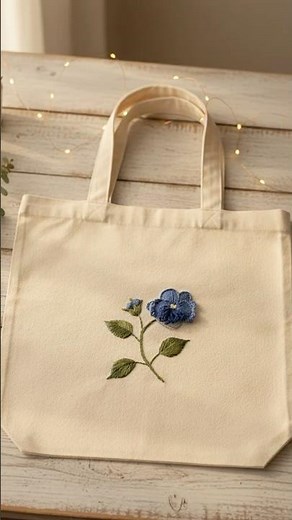 💜🫶🎨🌺How to Embroider Simple PURPLE Flowers 💜 (EASY Beginner Tutorial)