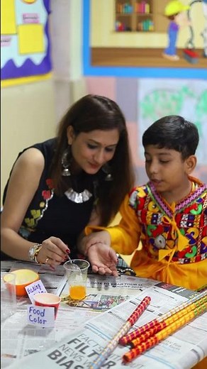 Volcano Eruption Fun! 🌋 Science Experiment with Moms & Kids | Petals Preschool