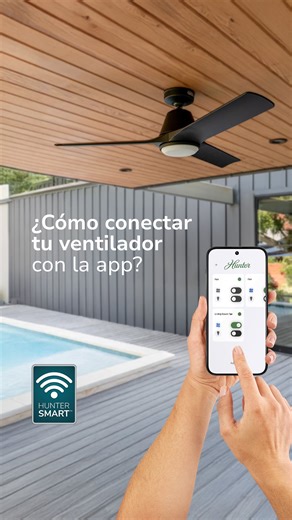 5.7K views | Somos líderes en ventiladores inteligentes Con Hunter Smart puedes ajustar la luz, la velocidad del ventilador o programar horarios sin moverte de tu lugar con solo decirlo️ ¡Compatible con Alexa, Apple y más! Explora toda la colección de Hunter Smart  | Hunter Fan Mexico | Facebook