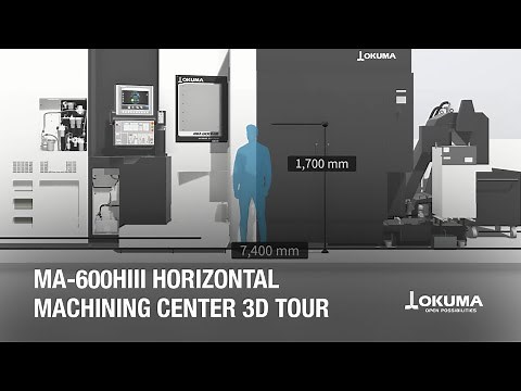 MA-600HIII Horizontal Machining Center 3D Tour