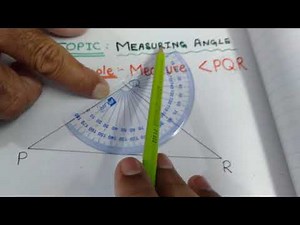 How to measure angle using protractor-easy method