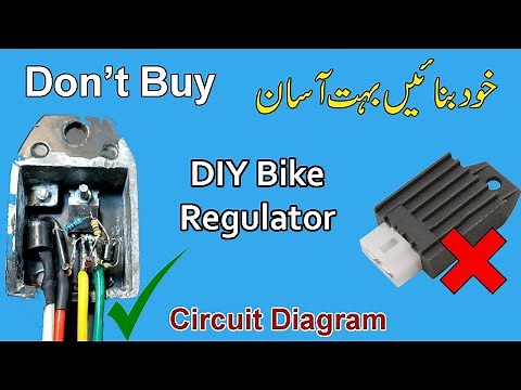 DIY Motorcycle Voltage Regulator | How to Build a Simple Regulator for Battery Charging #motorcycle