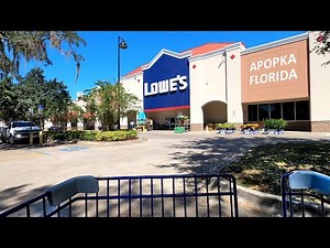 Lowe's at 1651 W Orange Blossom Trail in Apopka, Florida - Lowes Home Improvement Store 2673