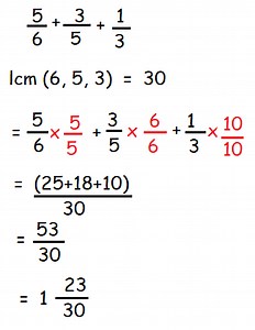 Adding and Subtracting Fractions Practice Questions