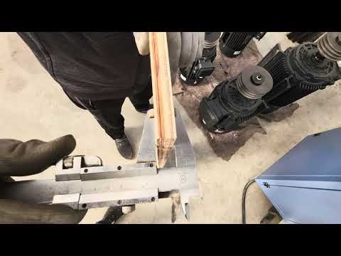 Wood texture embossing machine / production - wood oak texture embossing for MDF / WOOD panel