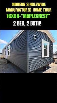 Modern Singlewide Manufactured Home Tour