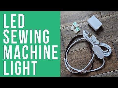 How to Install the LED Sewing Machine Light