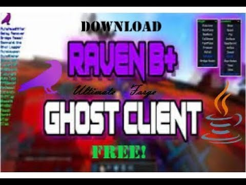 *100% free* How to Install RAVEN B+ MC Undetectable Ghost client + end edits | A DetailedTutorial