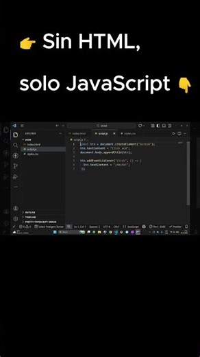 Este botón no existe… hasta que JavaScript lo crea 😱🖱️