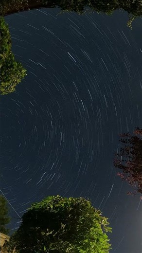 GoPro Hero 11 Mini Starlapse | 4-Second Night Sky Timelapse #shorts