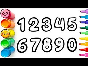 How to Draw Numbers Easily in Minutes | Relaxing & Simple Drawing Tutorial