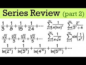 Calculus 2 Series Convergence Test Review (integral test, direct comparison, limit comparison)