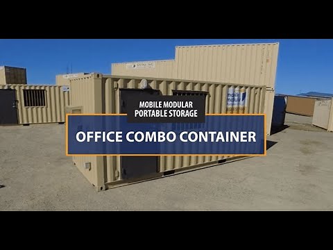 Portable Storage Office Combo Container