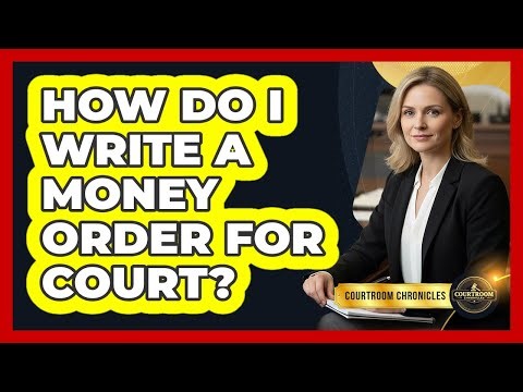 How Do I Write a Money Order for Court?