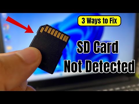 SD card Not Showing Up on Windows 11 - (3 Ways to Fix)