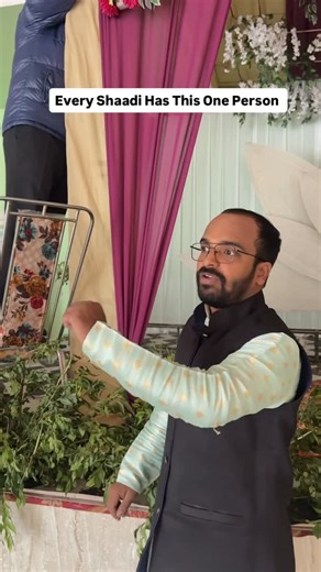 Ankur Agarwal on Instagram: "Every Shaadi has This one person #reels #viral #me #memes"