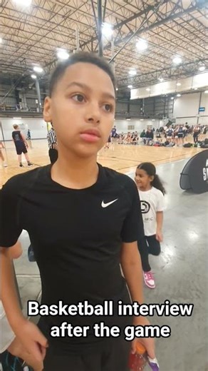 Basketball interview after the game with basketball player #enjoybasketballteam #basketball #team