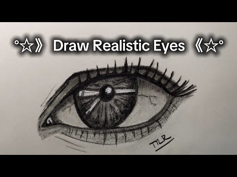 °♡☆ Draw Realistic Eye Like a Rebel ☆♡° Step-by-Step Pencil Drawing Tutorial