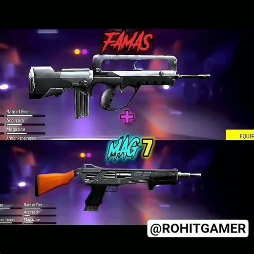 FAMAS+MAG-7=TROGUN #freefiremaxnewfact #freefire #gaming #freefiregaming #freefiremax #mobilegaming