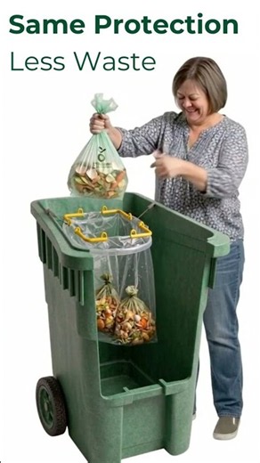 Cheaper, less wasteful system to keep food waste bins clean than bin liners or washing