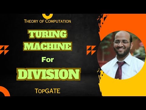 Division of Two Numbers in Turing Machine | Automata Theory | GATE CSE