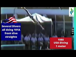 1980 - 101As - Mens 1 meter springboard Diving - Outdoor Nationals