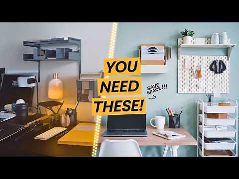 10 Clever Storage Ideas to Maximize Your Small HOME Office