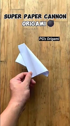 How to make the loudest 💣paper popper , homemade origami b*mb 💥 explode , paper craft #shorts #craft