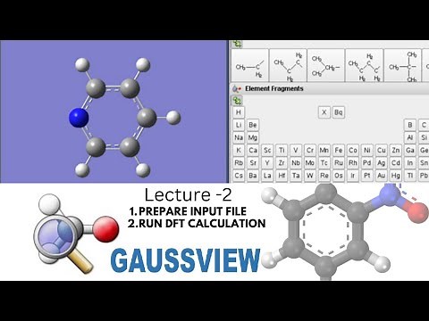 How to prepare input file for DFT Calculation | Gaussian 16 | Gauss View | gjf File
