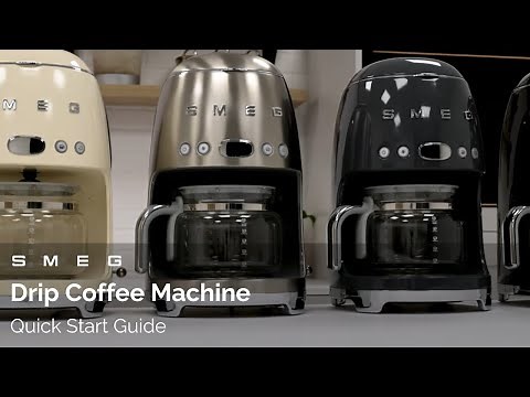 How to Set up Your Drip Filter Coffee Machine | Smeg DCF02