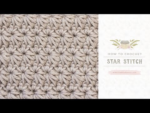 Crochet For Beginners: The Star Stitch | Easy Tutorial by Hopeful Honey