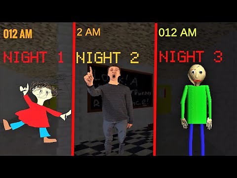BALDI'S BASICS IN FIVE NIGHTS!! | Baldi's Basics